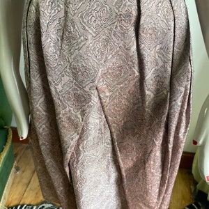 1950s Vintage Dress in light pink brocade fabric image 4