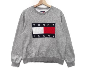 grey tommy jeans jumper
