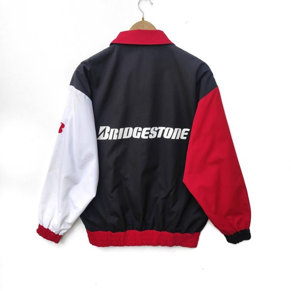 Black red and white windbreaker hot sale
