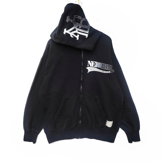 NEIGHBORHOOD SKATE Hoodie Sweater Zipper Pullover Extra Large Size