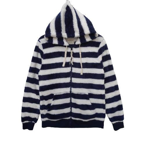 Black and white zip up jacket sale