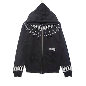 STUSSY Authentic Hoodie Sweatshirt Sweater Pullover Black Colour Hip Hop Swag Rap Tee Shirt Medium Size Dope Streetwear Nice Design Zipper