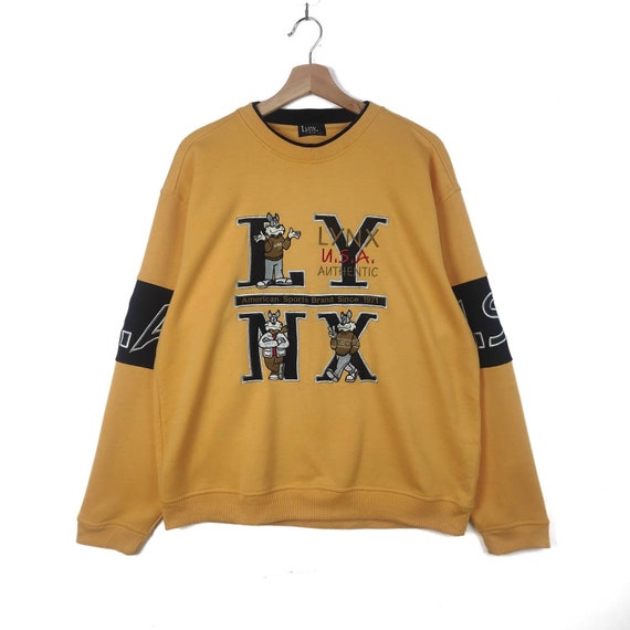 Vintage LYNX USA Sweatshirt Sweater Pullover Crew… - image 1