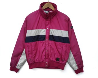 dark pink jacket
