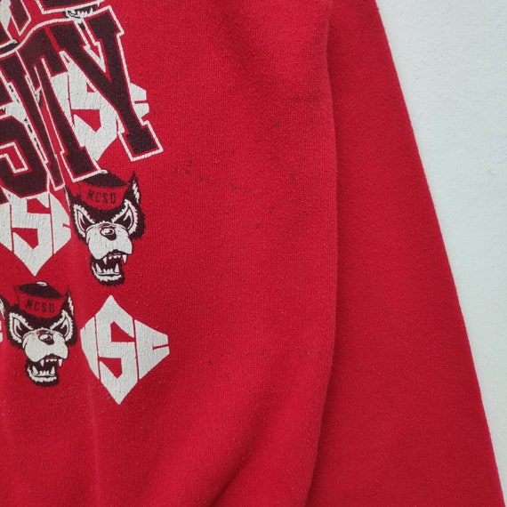 Vintage North Carolina State University Sweatshir… - image 6