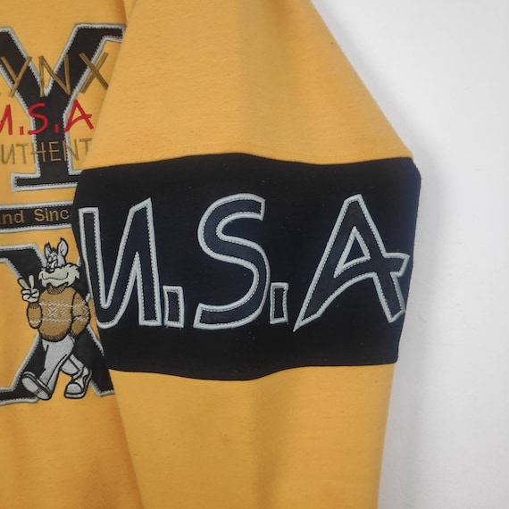 Vintage LYNX USA Sweatshirt Sweater Pullover Crew… - image 6