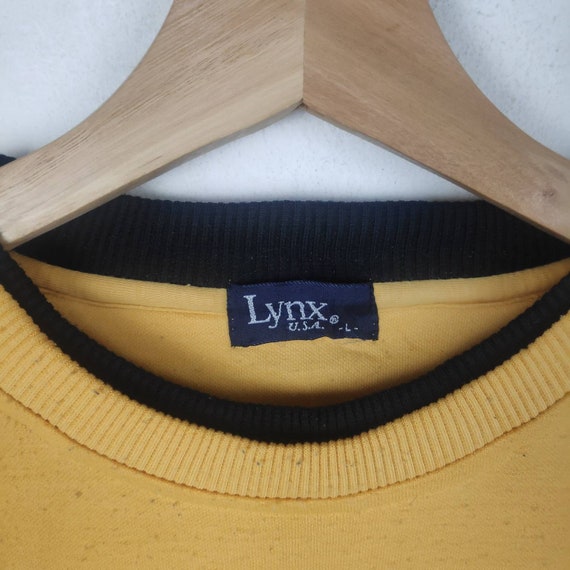 Vintage LYNX USA Sweatshirt Sweater Pullover Crew… - image 4