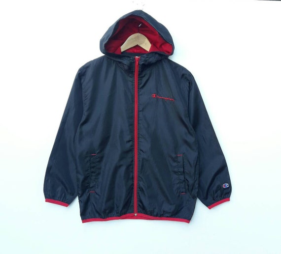 champion windbreaker zip up