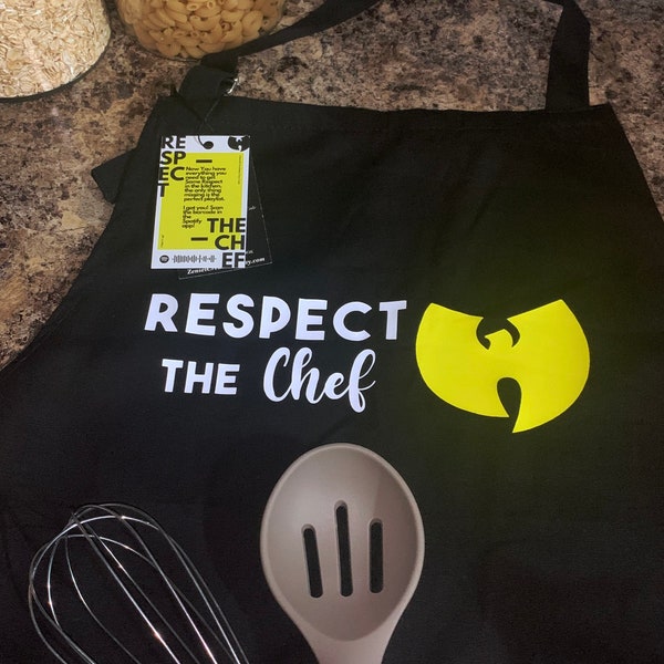 Respect/Protect The Chef Apron, Hip Hop, Cook, Grilling Apron