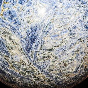 400MM Blue Kyanite Crystal Sphere: Natural Healing Stone Decor image 10