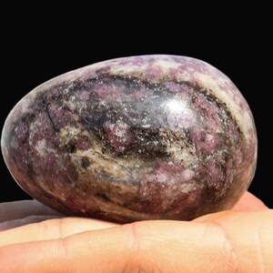 Pink Rubellite Tourmaline Crystal Egg: Chakra Healing Decor (160MM/65MM) image 20