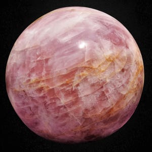 345mm Huge Pink Rose Quartz Sphere Massive Crystal Ball Chakra Balance Gemstone Ball image 4