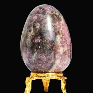 Pink Rubellite Tourmaline Crystal Egg: Chakra Healing Decor (160MM/65MM) image 15