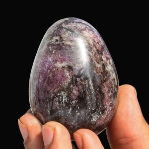 Pink Rubellite Tourmaline Crystal Egg: Chakra Healing Decor (160MM/65MM) 65x50MM 200Gr
