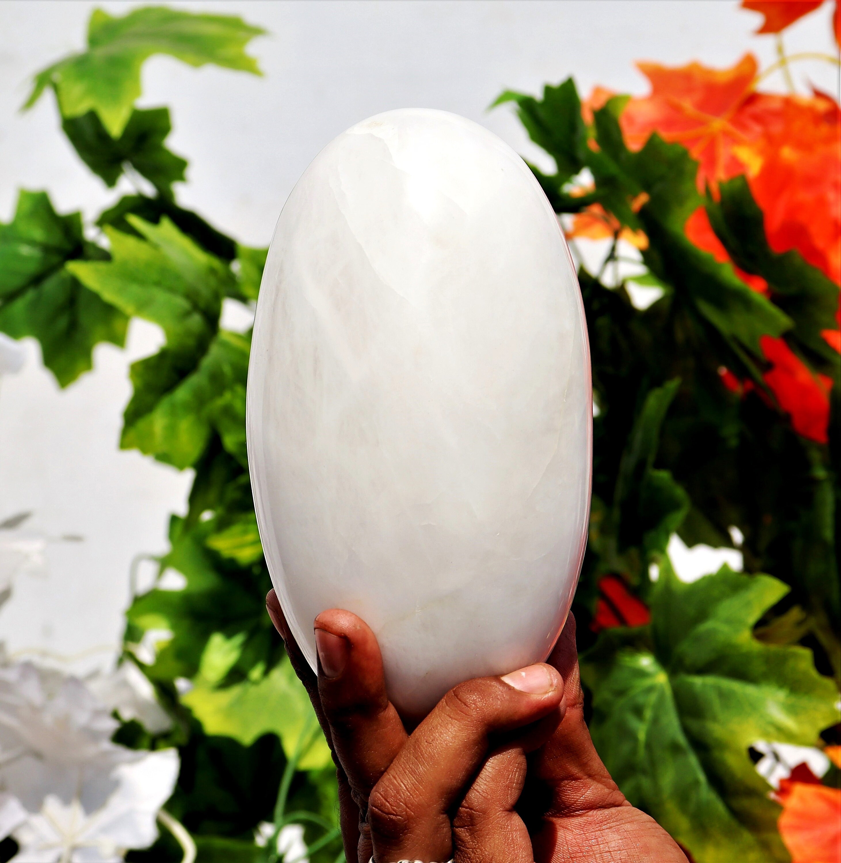 Large 170MM 17CM Natural White Jade Stone Rock And Minerals | Etsy