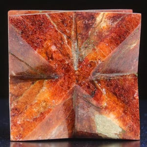 Red Aventurine Merkabah Star: Healing Crystal Decor (75MM) image 3