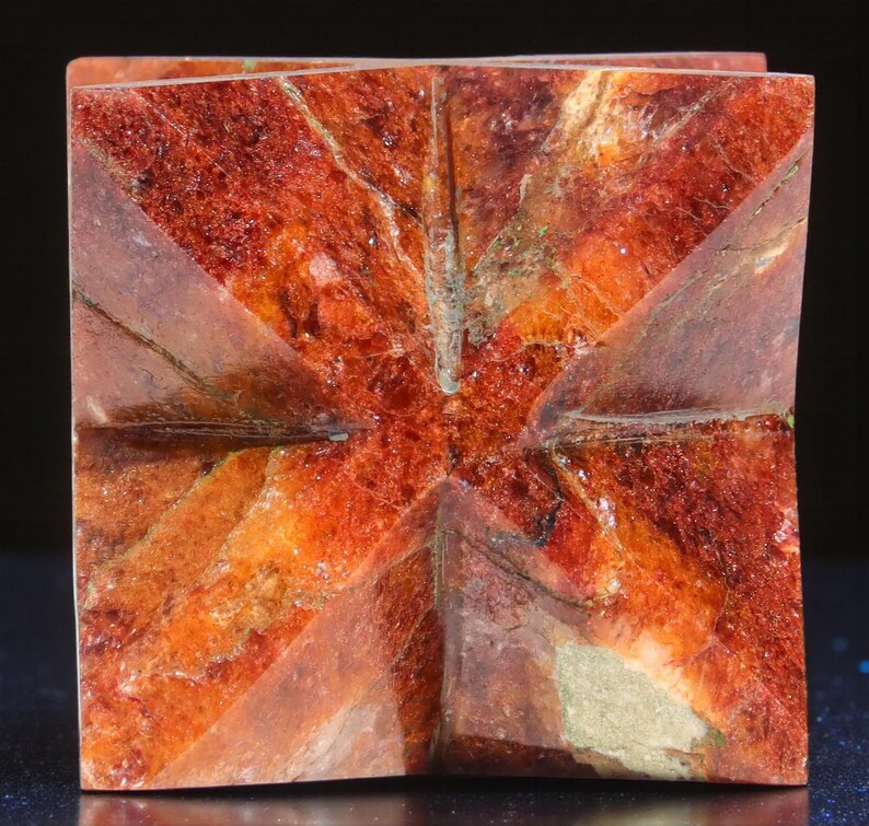 Red Aventurine Merkabah Star: Healing Crystal Decor (75MM) image 3
