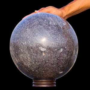 280MM Ruby Spinel Sphere: Vitality Stone, Courage Stone, Energy Renewal Crystal