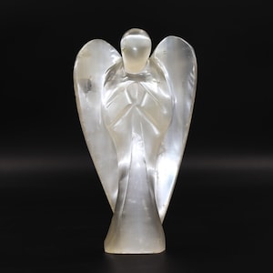 Selenit Kristall Engel Figur: Chakra Ausgleichend, spirituelle Dekoration