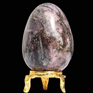 Pink Rubellite Tourmaline Crystal Egg: Chakra Healing Decor (160MM/65MM) image 19