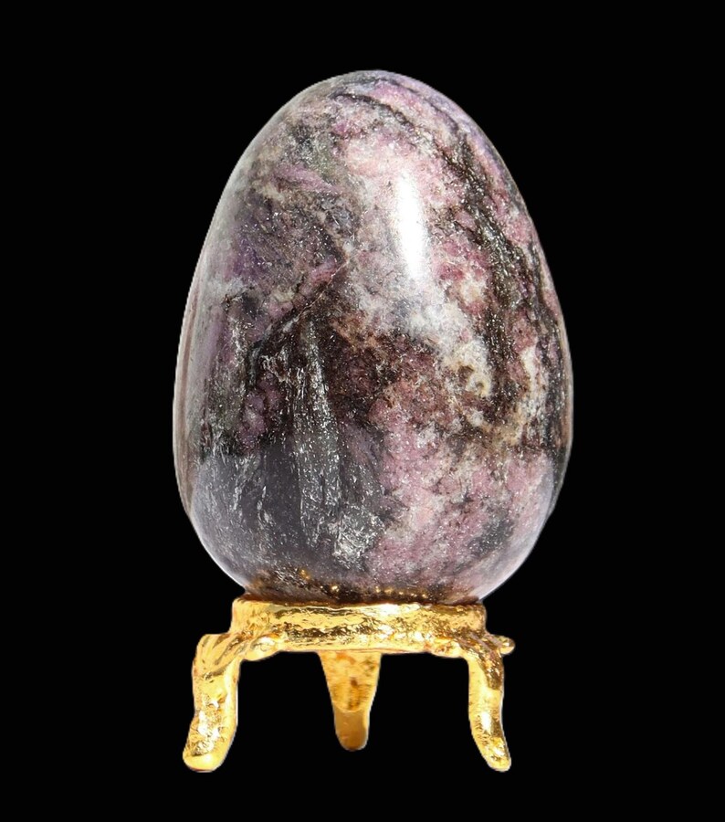 Pink Rubellite Tourmaline Crystal Egg: Chakra Healing Decor (160MM/65MM) image 19