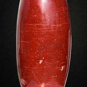 Red Jasper Crystal Lingam: Chakra Balance Spiritual Decor (405MM) image 6