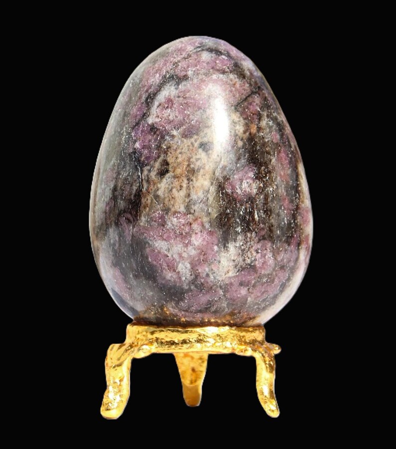 Pink Rubellite Tourmaline Crystal Egg: Chakra Healing Decor (160MM/65MM) image 16