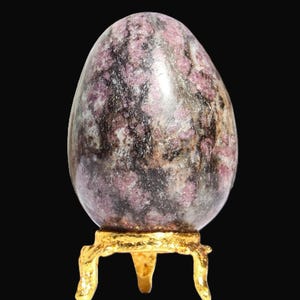 Pink Rubellite Tourmaline Crystal Egg: Chakra Healing Decor (160MM/65MM) image 17