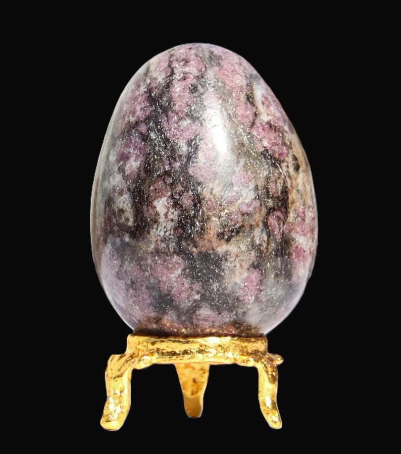 Pink Rubellite Tourmaline Crystal Egg: Chakra Healing Decor (160MM/65MM) image 17