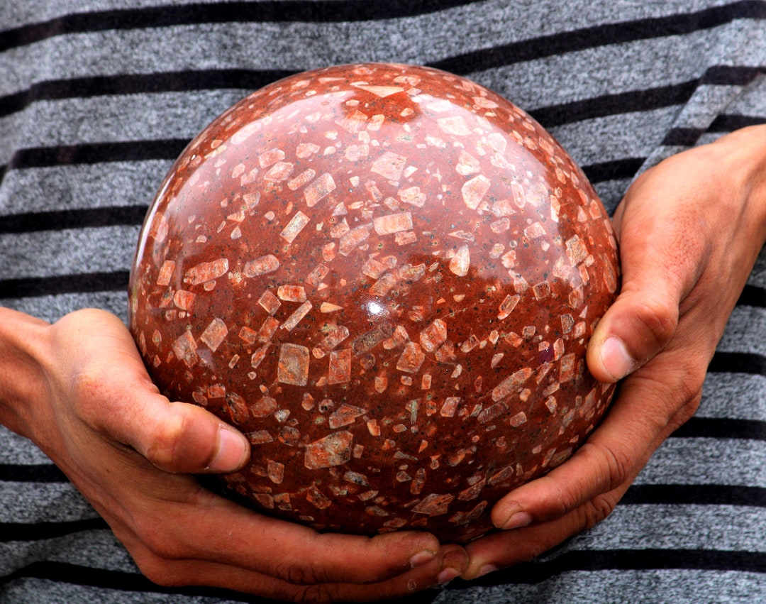 Large 175MM Red Poppy Jasper Rock and Minerals Stone Chakra Etsy