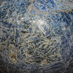 400MM Blue Kyanite Crystal Sphere: Natural Healing Stone Decor image 18