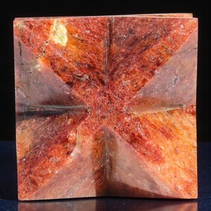 Red Aventurine Merkabah Star: Healing Crystal Decor (75MM) image 5
