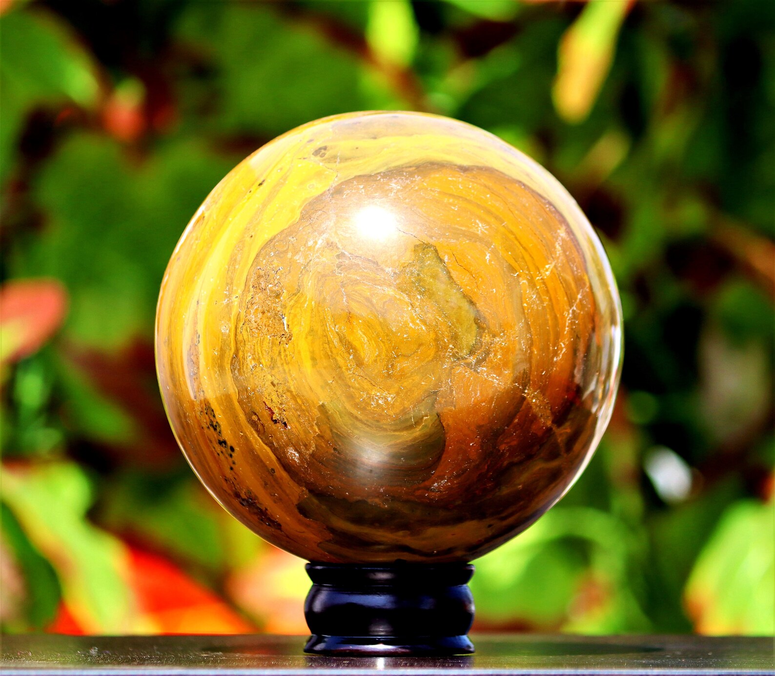 Huge 140MM Natural Yellow Lemon Jasper Stone Healing Power Etsy