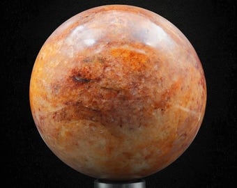 Himalayan Golden Quartz Crystal Sphere: Master Healer Meditation Stone (210MM)