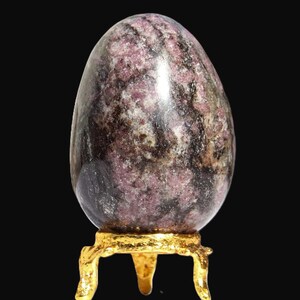 Pink Rubellite Tourmaline Crystal Egg: Chakra Healing Decor (160MM/65MM) image 18