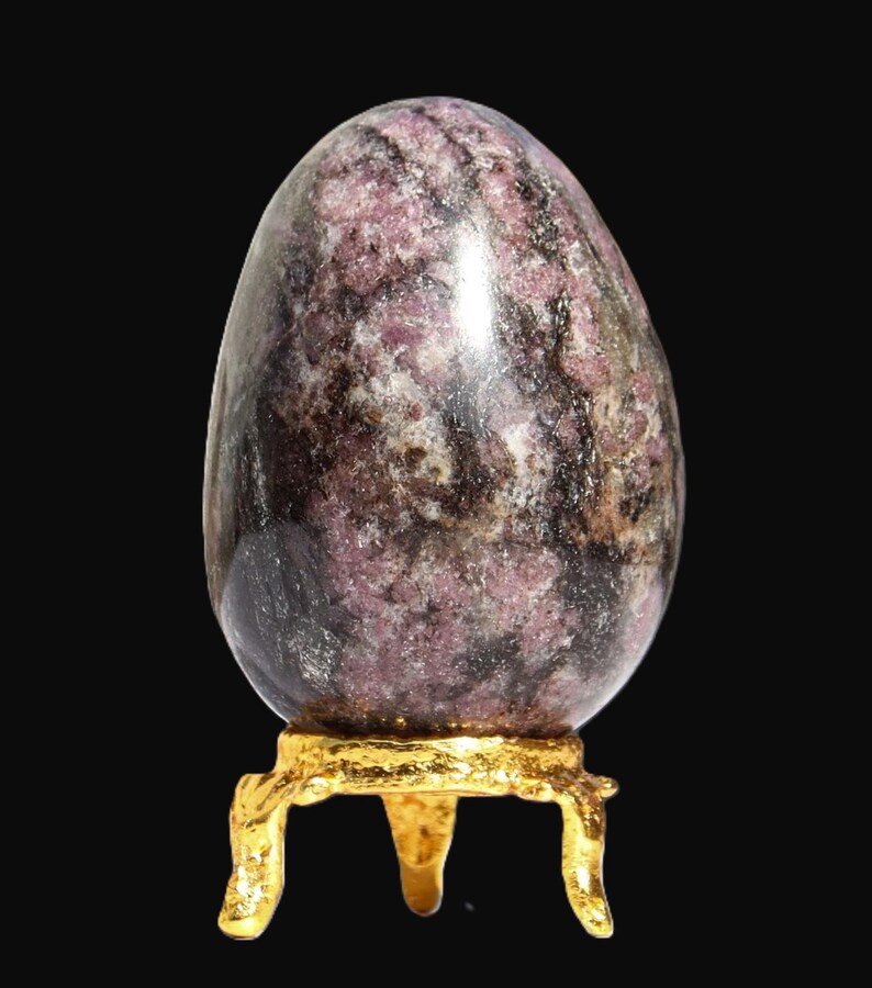 Pink Rubellite Tourmaline Crystal Egg: Chakra Healing Decor (160MM/65MM) image 18