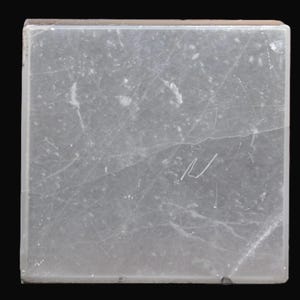 Natural White Selenite Cube - High Vibration Charging Stone Crystal Cleansing & Meditation - 60MM Polished Square image 4