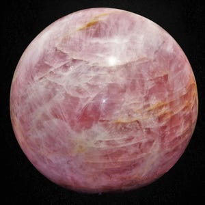 345mm Huge Pink Rose Quartz Sphere Massive Crystal Ball Chakra Balance Gemstone Ball image 6