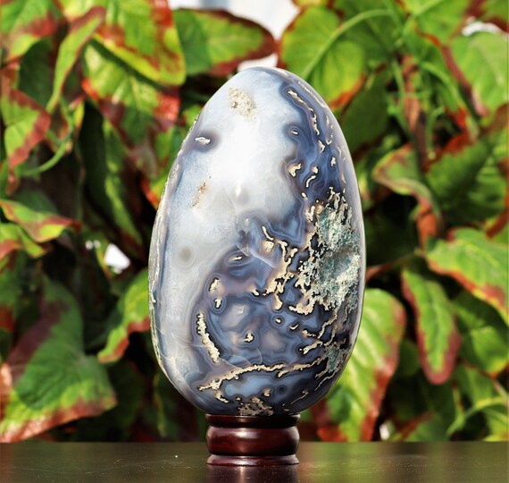 Blue lace agate egg online