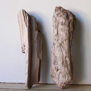 Drijfhout, 2 stukken hout, tuindecoratie, terrarium, upcycling, vintage design, knutselmateriaal, 36-38 cm **65**