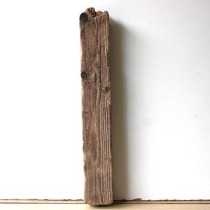 Drijfhout 1 balk tuindecoratie terrarium upcycling DIY vintage paasdesign plank 53 cm lang