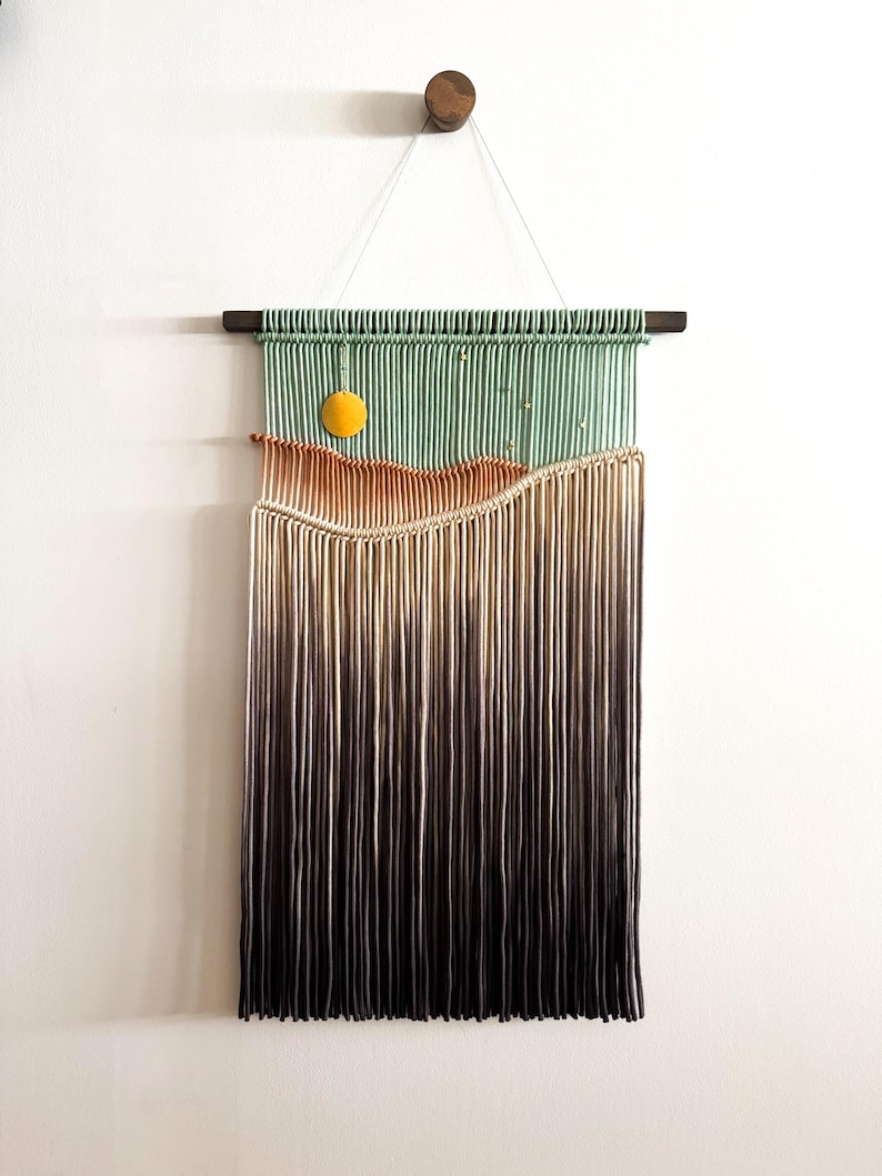 zodiacmoon phase fiber art