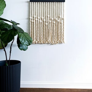 Rhythm Macrame Wall Hanging: Boho Fiber Art Decor