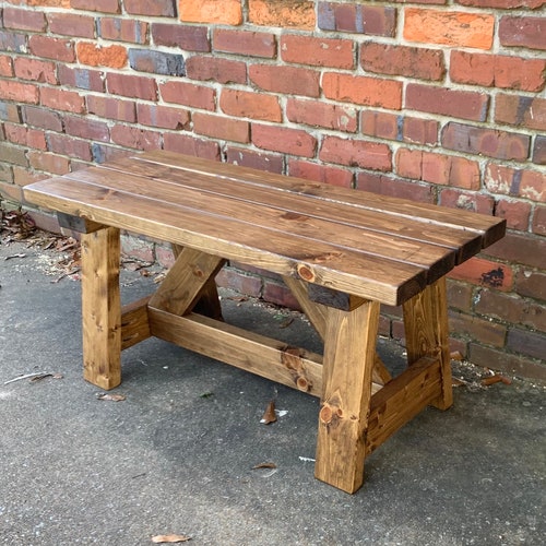Handmade Wooden Bench/rustic Bench/farmhouse Bench/entryway Etsy