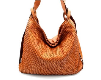 braided leather bags