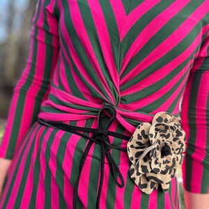 Flower belt belt strap leather suede leather belt flower made of leather flower belt exceptionally many colors perfect for summer dress