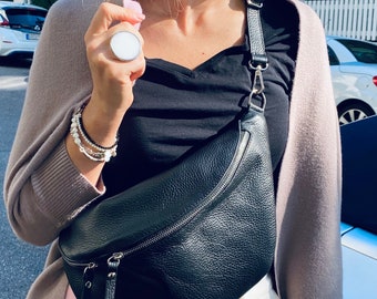 IDA XL sling bag bag leather bag shoulder bag leather large body large body bag bag hippie hippie bag