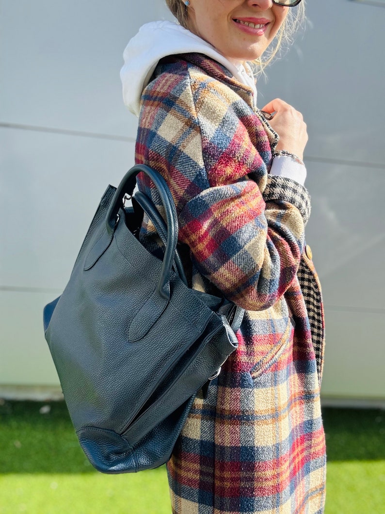 LOLA Tasche Handtasche Ledertasche Crossbody Shopper Verschiedene Farben super schön Klassisch und Casual Bild 6