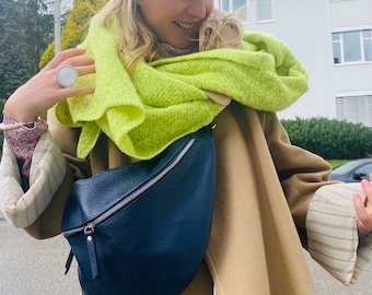 IDA XL Shoulder Bag, Leather Bag, Large Body Bag