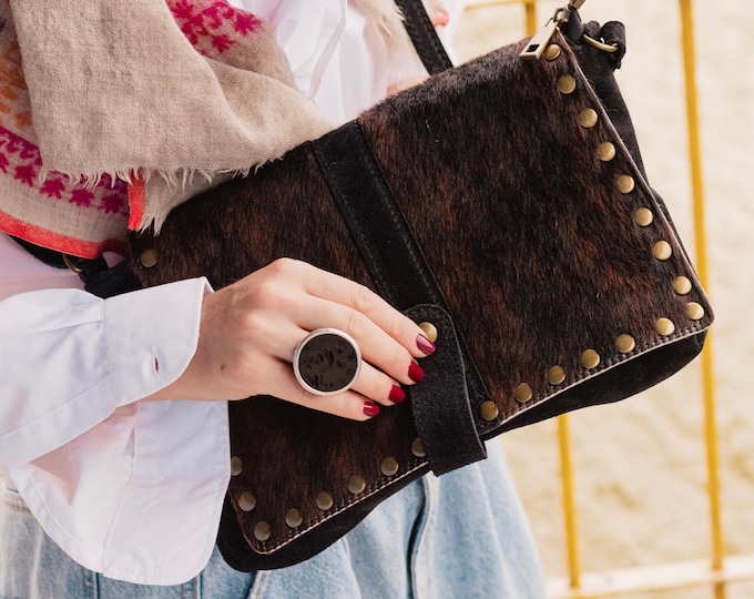 ADORA Bag Shoulder Bag Super Soft Suede Evening Bag Leather Bag